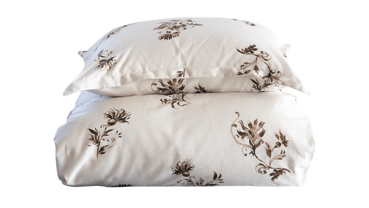 Borås Cotton Asta sengetøj 140x220/60x63 cm beige