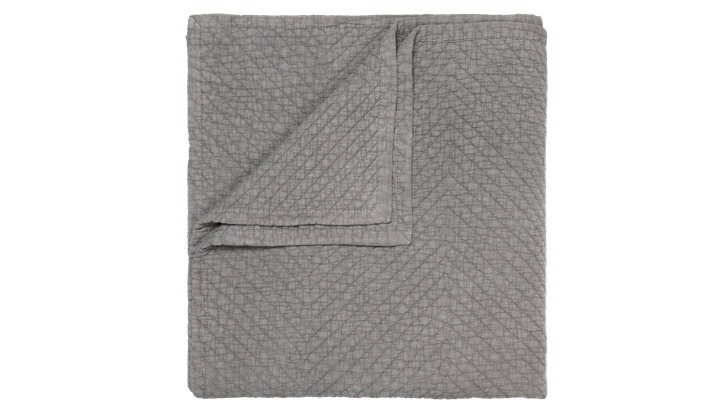 Cozy Living Flora quilted sengetæppe 260x280 cm granit