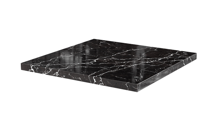 Carpe Diem Beds Holme topplade 37x37x2 cm sort marmor
