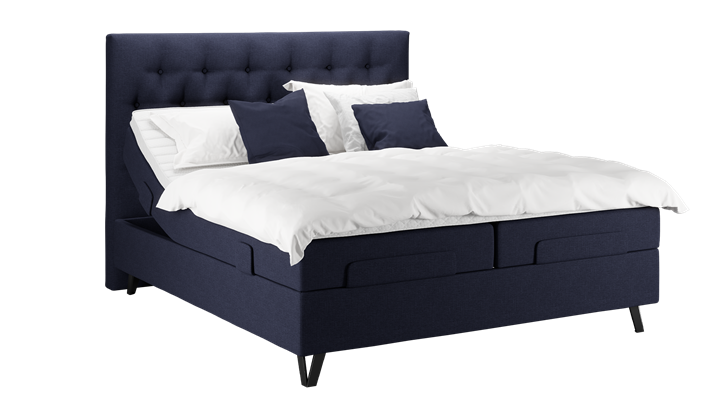 Wonderland 412 W6 elevationsseng 160x200 cm med helt betræk