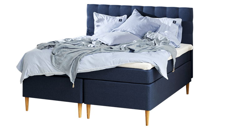 TEMPUR Dual kontinentalseng 160x200 cm med 3-delt betræk