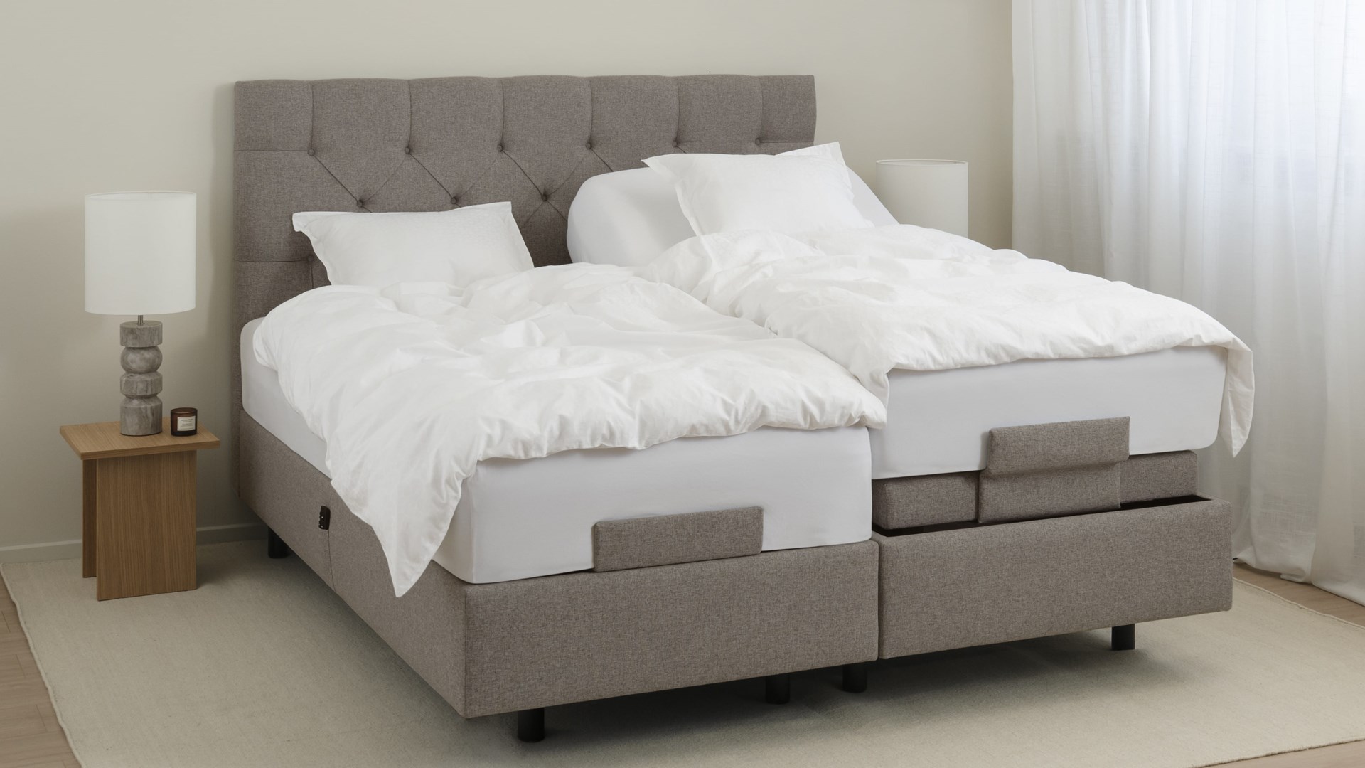 TEMPUR Boxspring elevationsseng 180x210 cm inkl. Pro Plus SmartCool ...