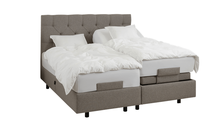 TEMPUR Boxspring elevationsseng 80x200 cm inkl. Pro Plus CoolQuilt skummadras