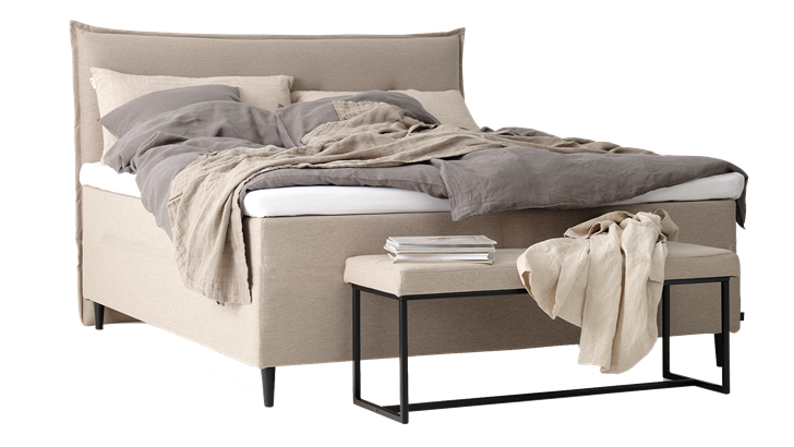 Viva Lux kontinentalseng 180x200 cm med helt betræk