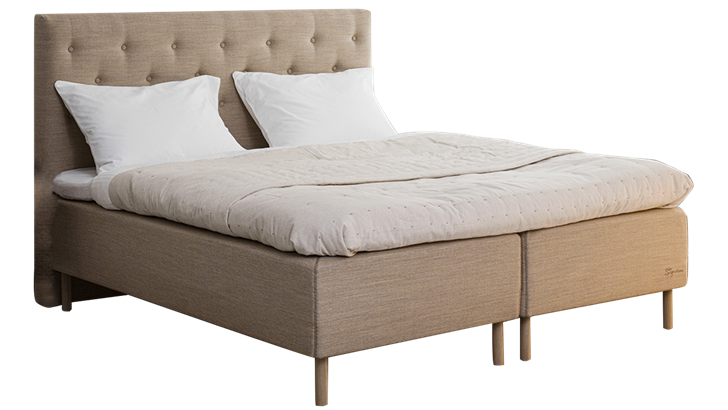 Jensen J3 boxmadras 180x200 cm med delt betræk