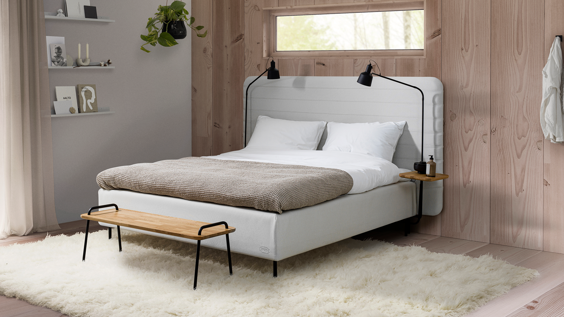 Jensen J5 boxmadras 140x200 cm