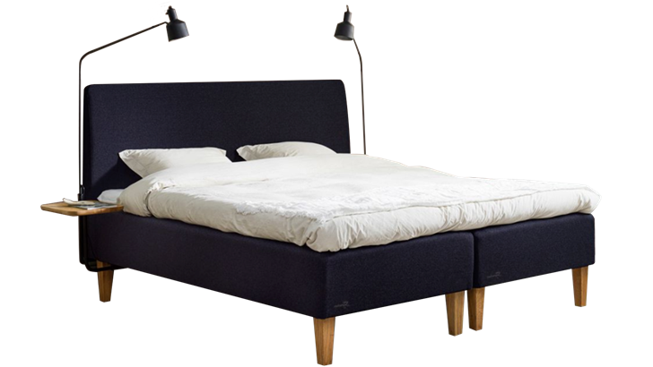 Jensen J5 boxmadras 180x200 cm med delt betræk