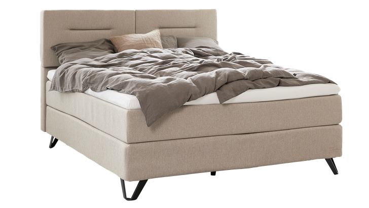 Jensen J5 kontinentalseng 140x210 cm seamless (med 2-delt betræk)