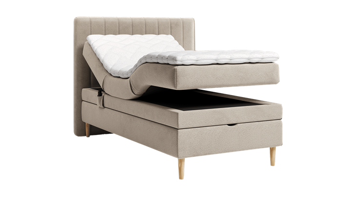 Viva Flex boxelevationsseng med opbevaring 90x200 cm