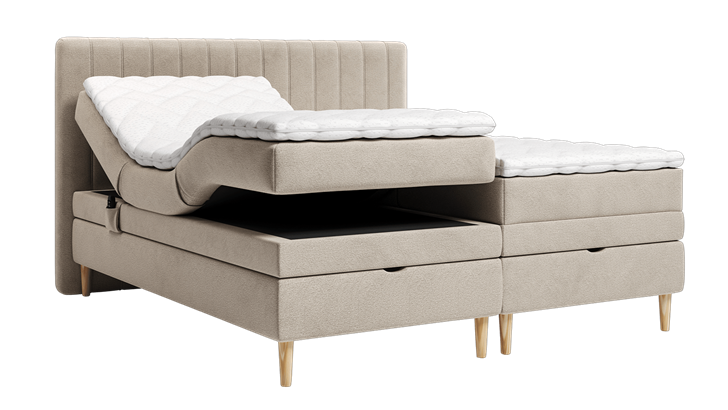 Viva Flex boxelevationsseng med opbevaring 180x200 cm