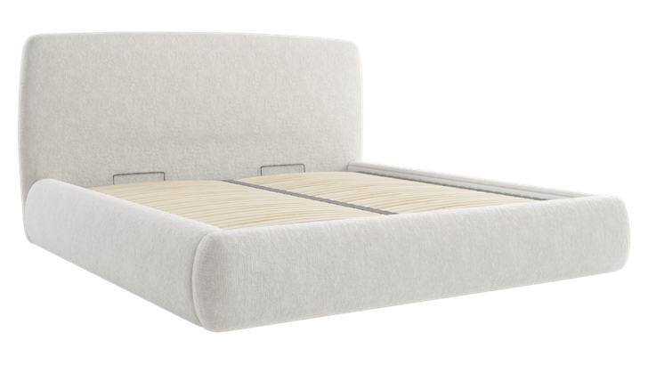 Viva Curve sengeramme med opbevaring 160x200 cm (uden madras)