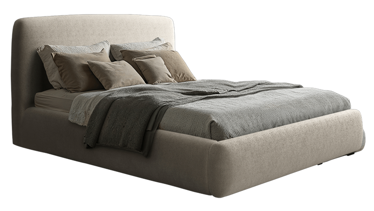 Viva Curve sengeramme med opbevaring 180x200 cm